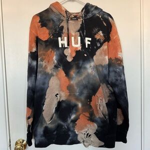 HUF Acid Washed Tie-Dye Hoodie